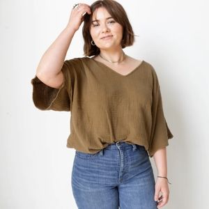 Suunday Gauze Dolman Top